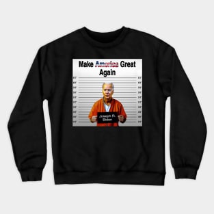 Maga Biden mugshot Crewneck Sweatshirt